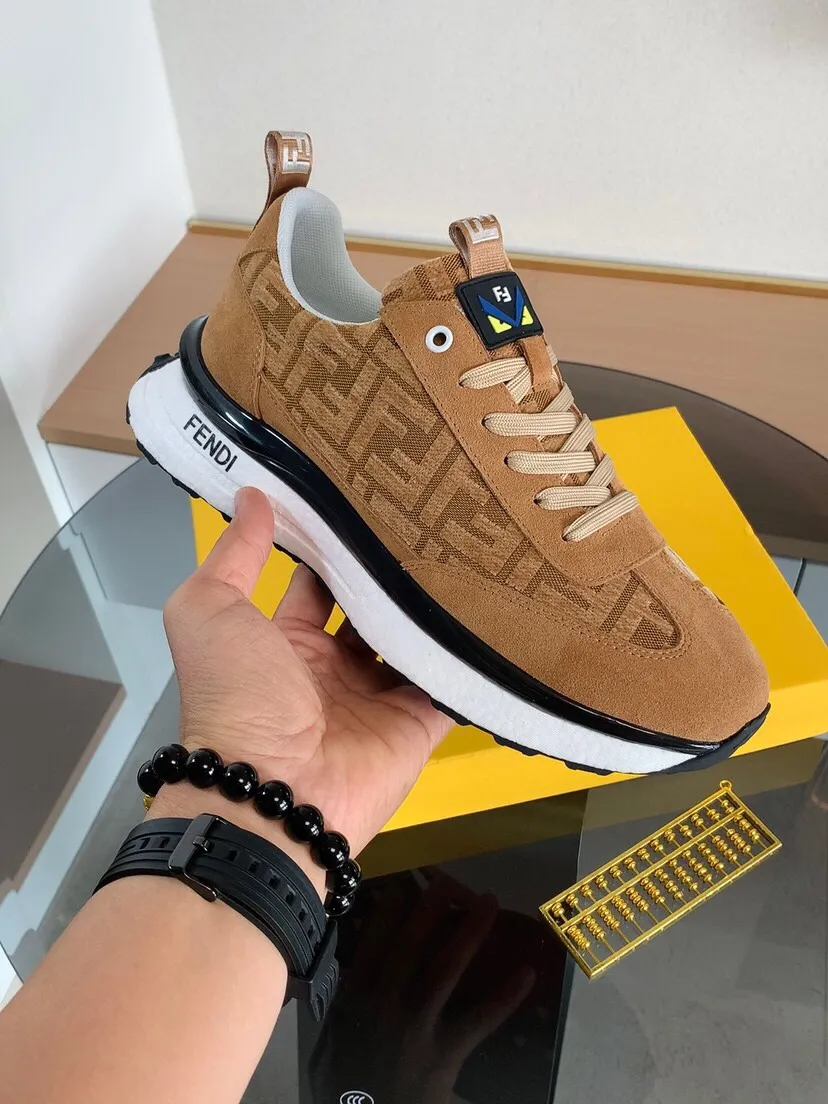 Factory price 442 (fendi) New style casual 👊🏻 upper 🇮🇹 imported cowhide fabric 🇩🇪 lining imported breathable mesh lining. The original outsole is molded to reflect the identity of every man, and the upper foot is stable and elegant🚶🏻🚶🏻High-end customized original version📯No matter the wind or rain, the shoe last remains unchanged and can withstand the verification of time🔍️,🔵 Size: 38-44